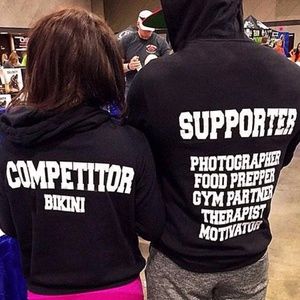Bikini Competitor Hoodie Sweatshirts - Couples
